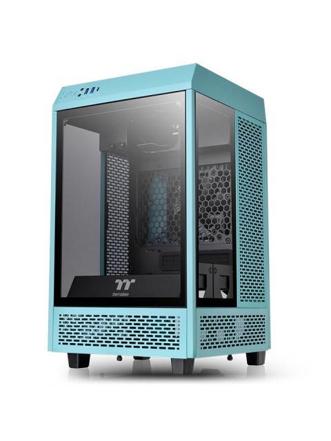 GABINETE THERMALTAKE THE TOWER 100 TURQUOISE MINI CHASSI MINI TORRE GABINETE MINIITX TURQUESA - Image 5