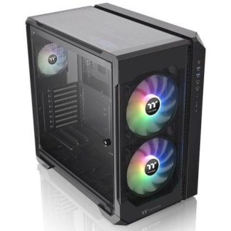 GABINETE THERMALTAKE VIEW 51 TG ARGB MIDI TOWER ATX-EATX-MICRO ATX-MINI-ITX USB 2.0-3.0 SIN FUENTE NEGRO