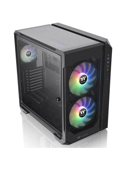 GABINETE THERMALTAKE VIEW 51 TG ARGB MIDI TOWER ATX-EATX-MICRO ATX-MINI-ITX USB 2.0-3.0 SIN FUENTE NEGRO