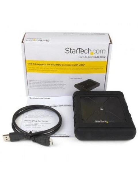 STARTECH  GABINETE ROBUSTO DE DISCO DURO 2.5 SATA USB 3.0 NEGRO - Image 6