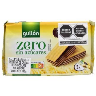 GALLETA BARQUILLO CHOCOLATE 180G GULLON