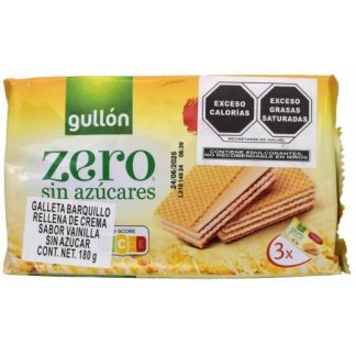 GALLETA BARQUILLO VAINILLA 180G GULLON