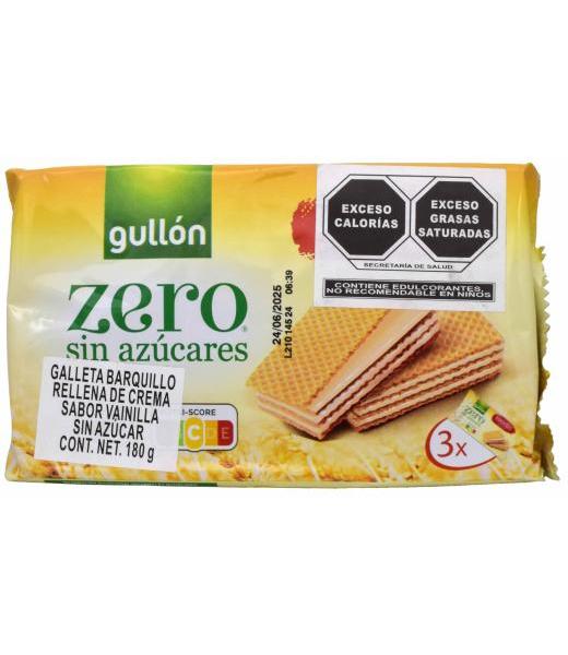 GALLETA BARQUILLO VAINILLA 180G GULLON