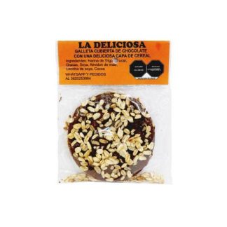 GALLETA CUBIERTA DE CHOCOLATE CON AVENA LA GRAN NATURISTA