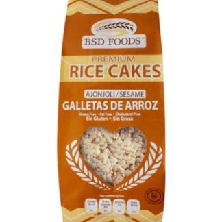GALLETA DE ARROZ AJONJOLI 72 G BSD FOODS
