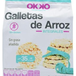 GALLETA DE ARROZ INTEGRAL 140 G OKKO