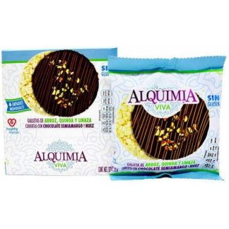 GALLETA DE ARROZ QUINOA NUEZ 22 G ALQUIMIA P 6