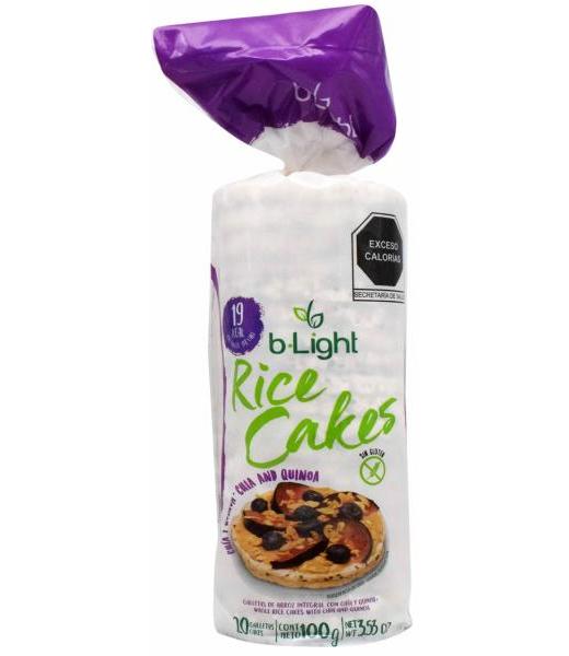GALLETA DE ARROZ SAB CHIA Y QUINOA 100 G B LIGHT