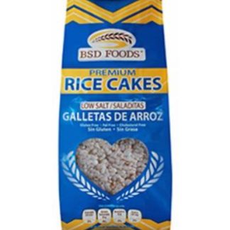 GALLETA DE ARROZ SALADITAS 72 G BSD FOODS