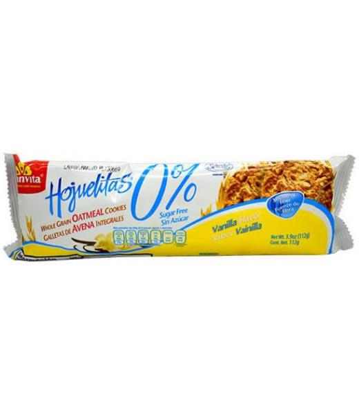 GALLETA HOJUELITAS SAB VAINILLA 0 AZUCAR 112 G GRANVITA