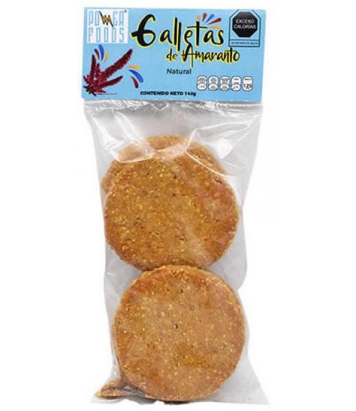 GALLETAS DE AMARANTO NATURAL 140 G POWER FOODS C 12