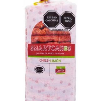GALLETAS DE ARROZ CHILE LIMON 120 G SMART CAKES