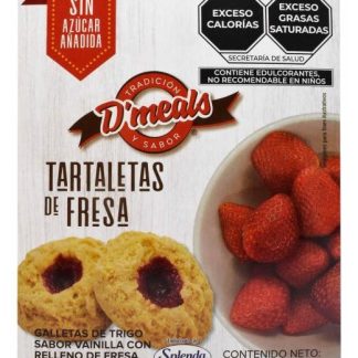 GALLETAS TARTALETAS SAB FRESA 250 G DMEALS