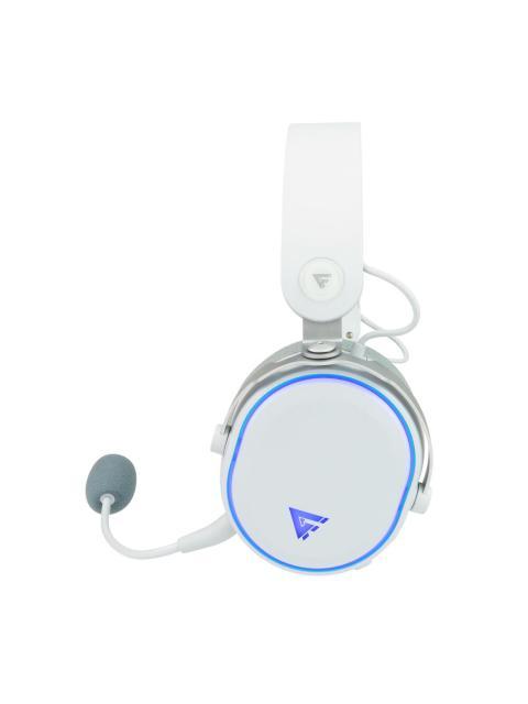 GAME FACTOR AUDIFONOS GAMER HSB600 7.1 INALAMBRICO BLUETOOTH-3.5MM BLANCO - Image 4