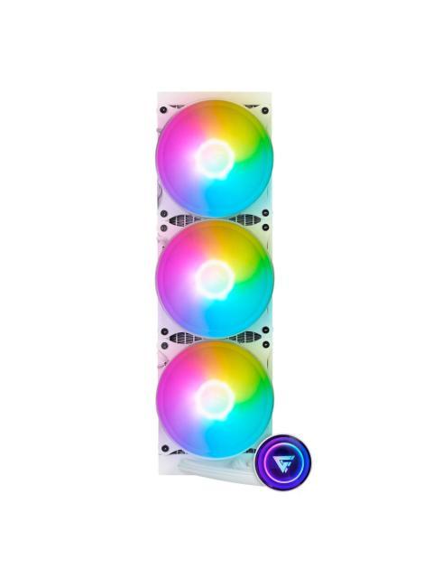 GAME FACTOR LQG700 ENFRIAMIENTO LIQUIDO PARA CPU 3X 120MM HASTA 2550RPM BLANCO