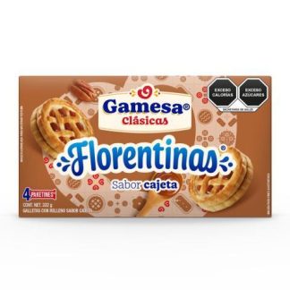 GAMESA GALLETAS FLORENTINAS CAJETA 332 GR