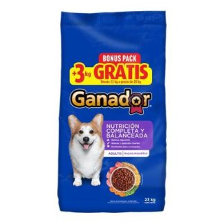GANADOR ALIMENTO PARA PERRO RAZAS PEQUEÑAS 23KG