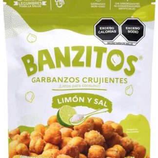 GARBANZOS CRUJIENTES LIMON Y SAL 110 G BANZITOS