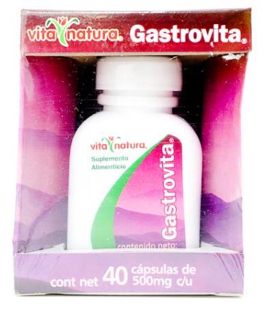 GASTROVITA 500MG 40 CAP VITA NATURA