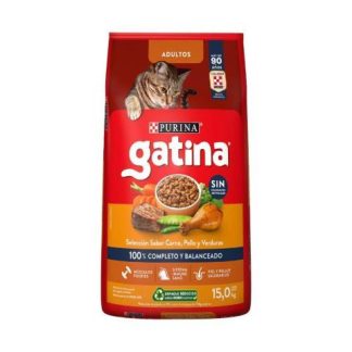 GATINA ALIM GATO POLLO BULTO 15 KG