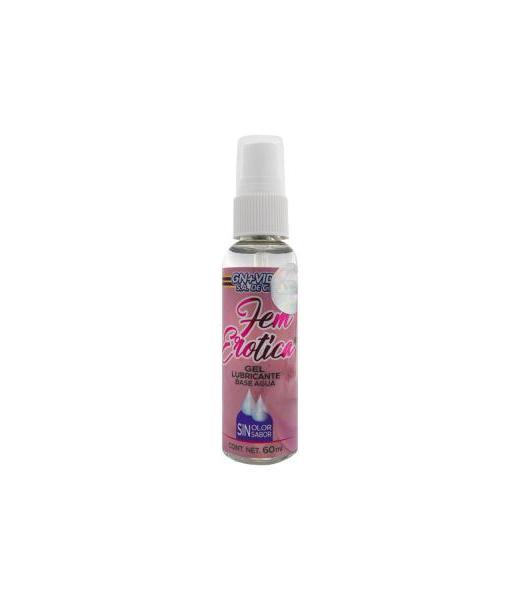 GEL FEM EROTICA LUBRICANTE A BASE DE AGUA NATURAL 60 ML NO ES PEG GN+VIDA