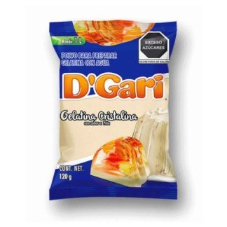 GELATINA DGARI CRISTALINA CON SABOR A PIÑA DE 120 GR