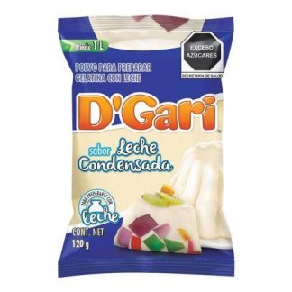 GELATINA DGARI LECHE CONDENSADA 120 GR
