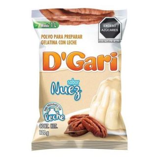 GELATINA DGARI LECHE NUEZ 120 GR