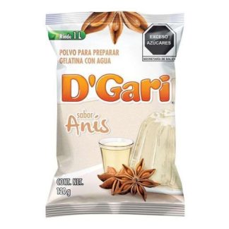 GELATINA DGARI SABOR ANIS 120 GR