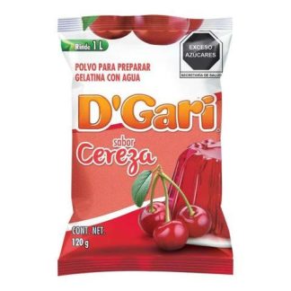 GELATINA DGARI SABOR CEREZA 120 GR