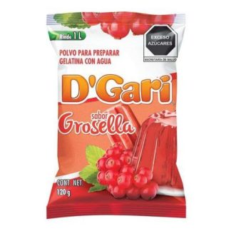 GELATINA DGARI SABOR GROSELLA 120 GR