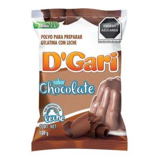 GELATINA DGARI SABOR LECHE CHOCOLATE 120 GR