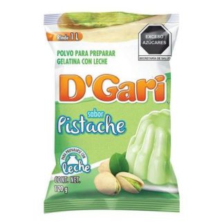 GELATINA DGARI SABOR LECHE PISTACHE 120 GR