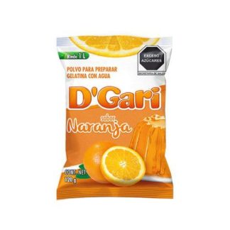 GELATINA DGARI SABOR NARANJA 120 GR