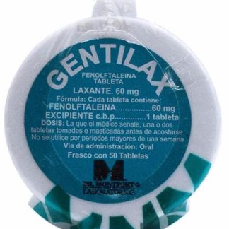 GENTILAX LAXANTE FENOLFTALEINA 50 TAB DR MONTFORT