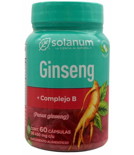 GINSENG COMPLEJO B 60 CAP SOLANUM