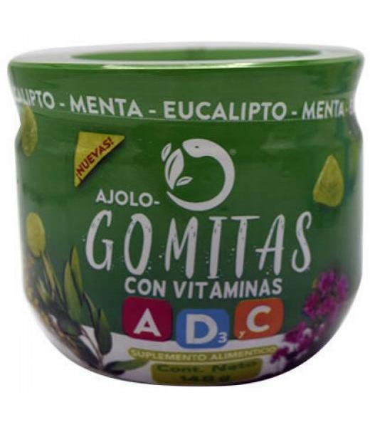 GOMITAS AJOLOTIUS VIT A D3 Y C 148 G AJOLOTIUS