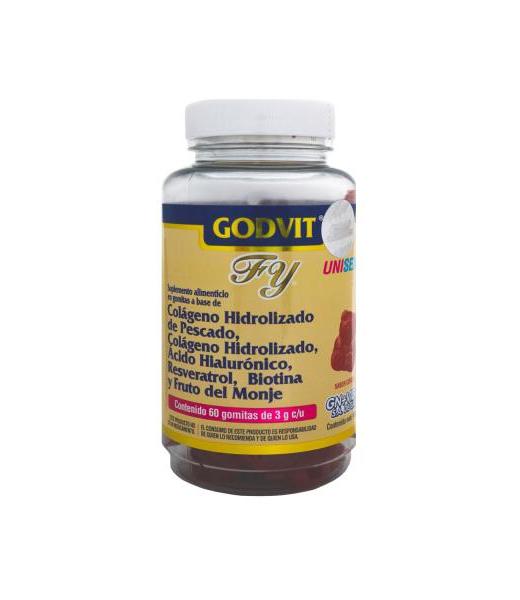 GOMITAS FY COLAGENO HIDROLIZADO ACIDO HIALURONICO RESVERATROL BIO GN+VIDA