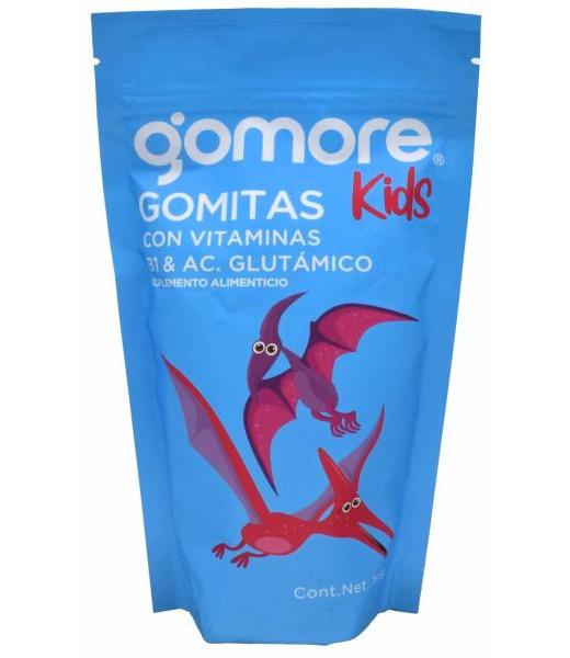 GOMITAS KIDS VITAMINA B1 Y ACIDO GLUTAMICO 180 G GOMORE