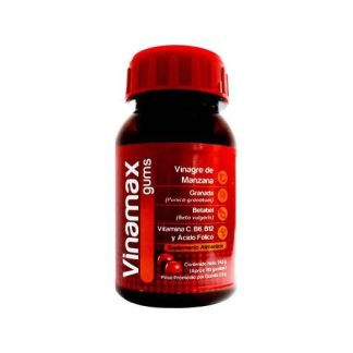 GOMITAS VINAMAX GUMS C 110 (242GR) VINAGRE DE MANZANA GRANADABETA LAB. NATUTECH