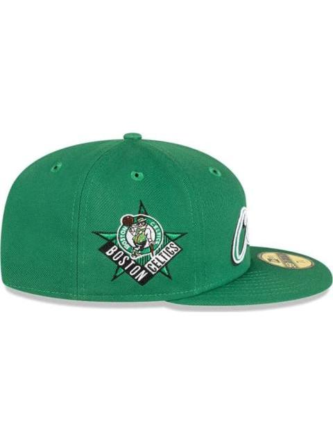 GORRA BOSTON CELTICS NBA SCRIPT SIDED 59FIFTY VERDE NEW ERA CAP - Image 3