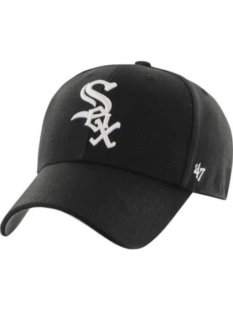 GORRA CHICAGO WHITE SOX BCPTN WS NEGRO 47 BRAND