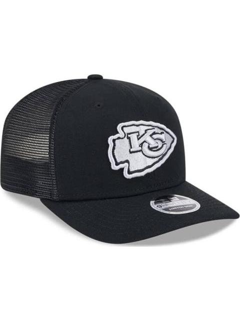 GORRA KANSAS CITY CHIEFS NFL TRUCKER CANVAS 9SEVENTY NEGRO NEW ERA CAP