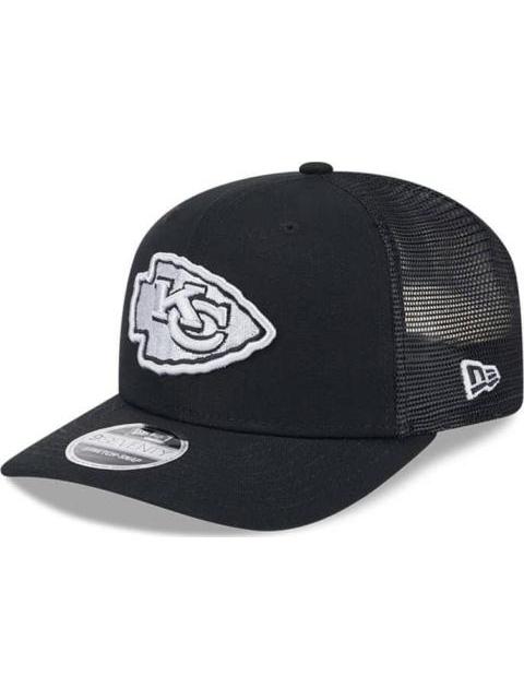 GORRA KANSAS CITY CHIEFS NFL TRUCKER CANVAS 9SEVENTY NEGRO NEW ERA CAP - Image 5