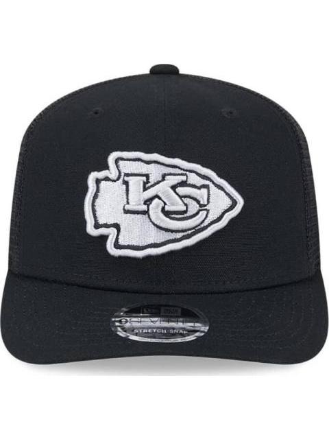 GORRA KANSAS CITY CHIEFS NFL TRUCKER CANVAS 9SEVENTY NEGRO NEW ERA CAP - Image 6