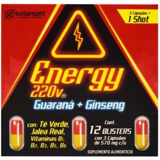 GUARANA GINSENG 3 CAP SOLANUM ENERGY