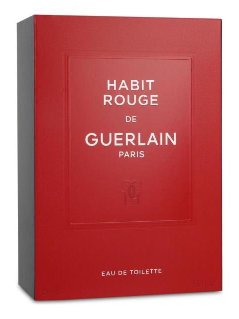 GUERLAIN HABIT ROUGE PERFUME AMADERADO ORIENTAL 150ML SPRAY HOMBRE - Image 3