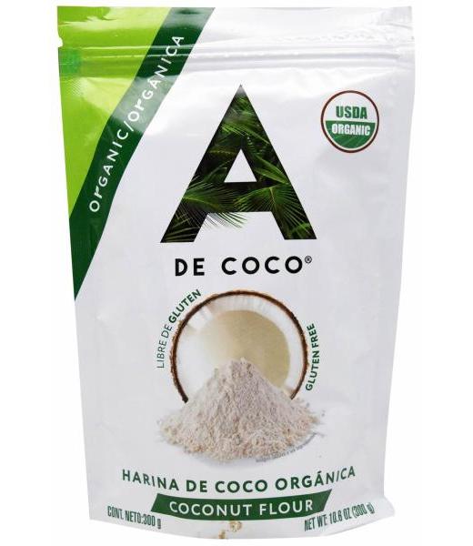 HARINA DE COCO ORGANICA 300 G A DE COCO