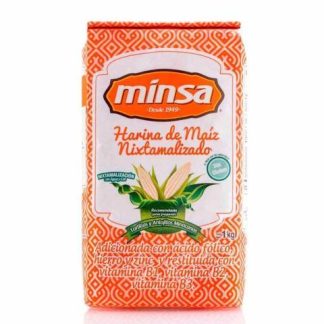 HARINA DE MAIZ MINSA BOLSA 1 KILOGRAMO