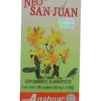 HIERBA DE SAN JUAN 100 CAPLETAS ANAHUAC